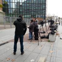 MANIF PCE DEVANT LE SIEGE DE LA CGT 5.12.2014  (LE JOUR DU SCANDALE)