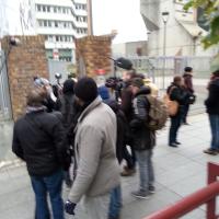 MANIF PCE DEVANT LE SIEGE DE LA CGT 5.12.2014  (LE JOUR DU SCANDALE)